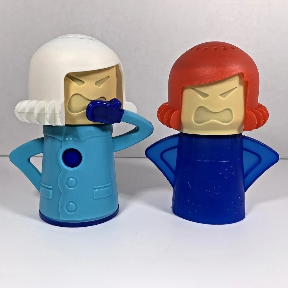 2PCS Angry Mama‎ Microwave Cleaner with Cool Mama Deodorizer